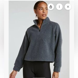 Year of Ours Charcoal Fleece Zip Up